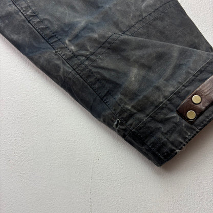 Polo Ralph Lauren 2 in 1 Navy Waxed Cotton Fireman Jacket with Wool Liner - M