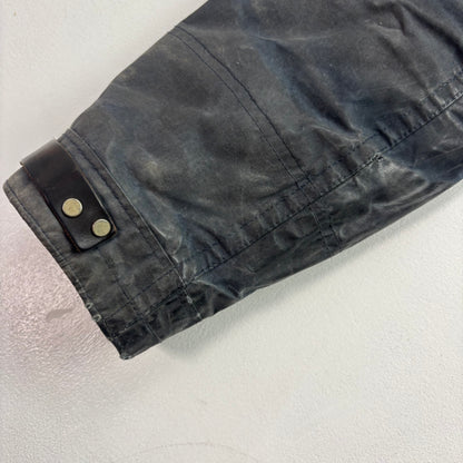 Polo Ralph Lauren 2 in 1 Navy Waxed Cotton Fireman Jacket with Wool Liner - M