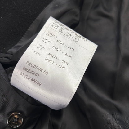 Ralph Lauren Black Label Black Paddock Coat Overcoat (Cashmere) -40