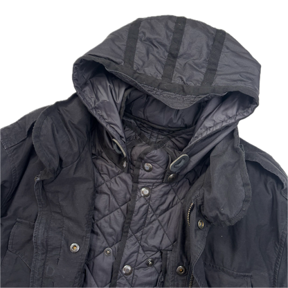 Polo Ralph Lauren 2 in 1 Black Utility Jacket with Quilted Liner - XXL