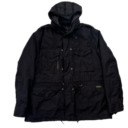 Polo Ralph Lauren 2 in 1 Black Utility Jacket with Quilted Liner - XXL