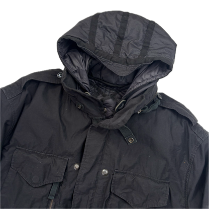 Polo Ralph Lauren 2 in 1 Black Utility Jacket with Quilted Liner - XXL