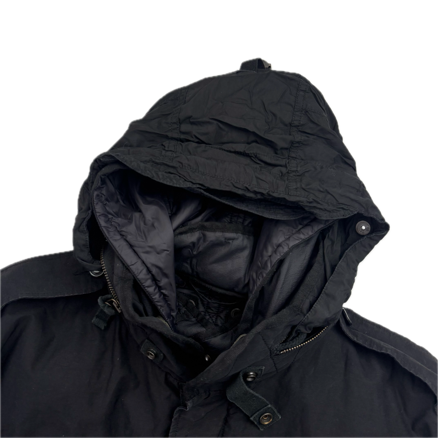 Polo Ralph Lauren 2 in 1 Black Utility Jacket with Quilted Liner - XXL