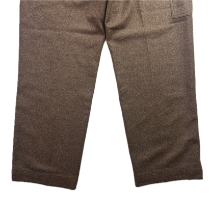 Polo Ralph Lauren Brown Tweed Utility Carpenter Pants Trousers USA (Wool Nylon) - 36x32