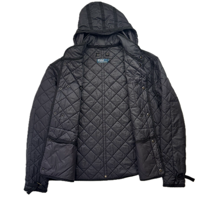 Polo Ralph Lauren 2 in 1 Black Utility Jacket with Quilted Liner - XXL