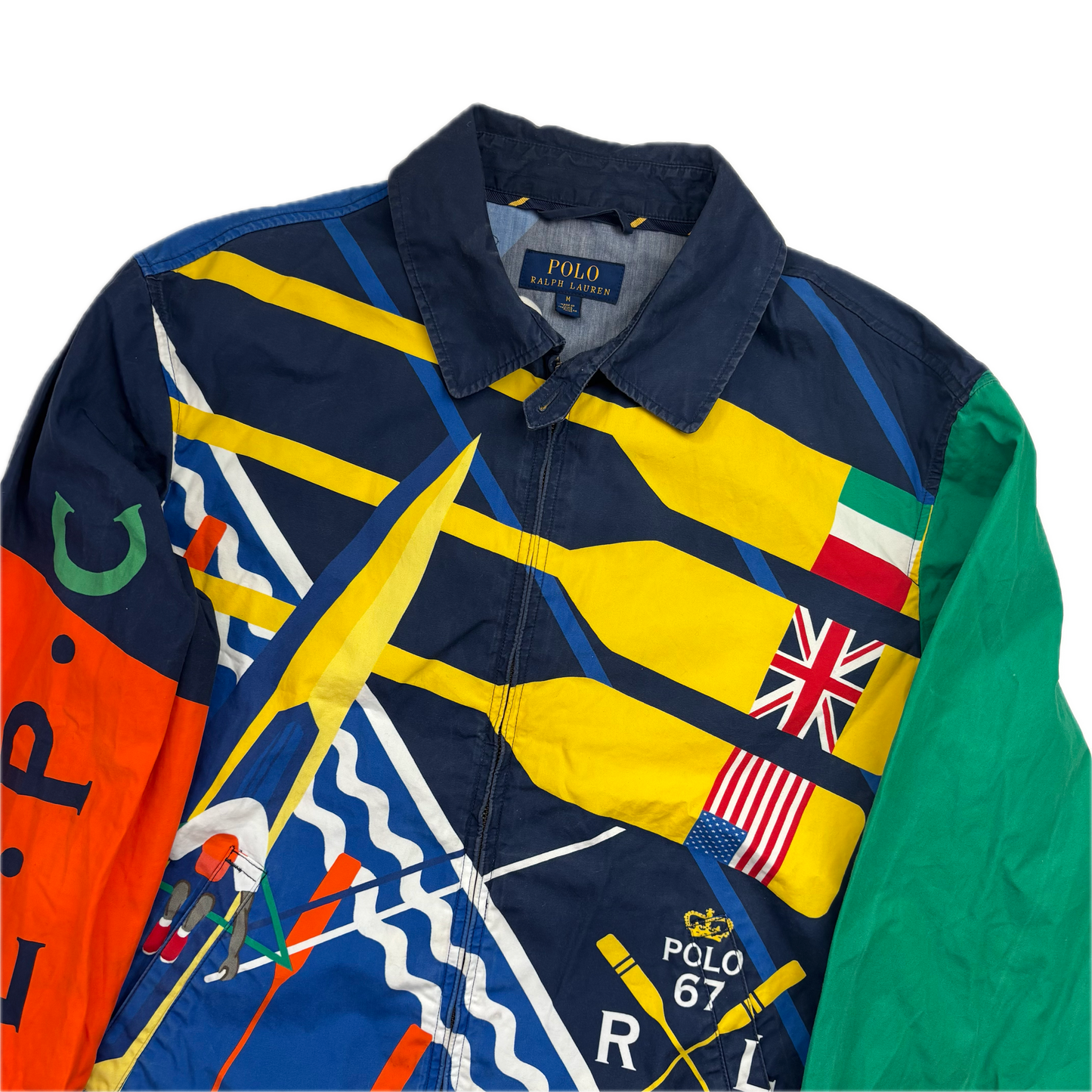 Polo Ralph Lauren Bayport Rowing & Cricket Graphic Jacket - M