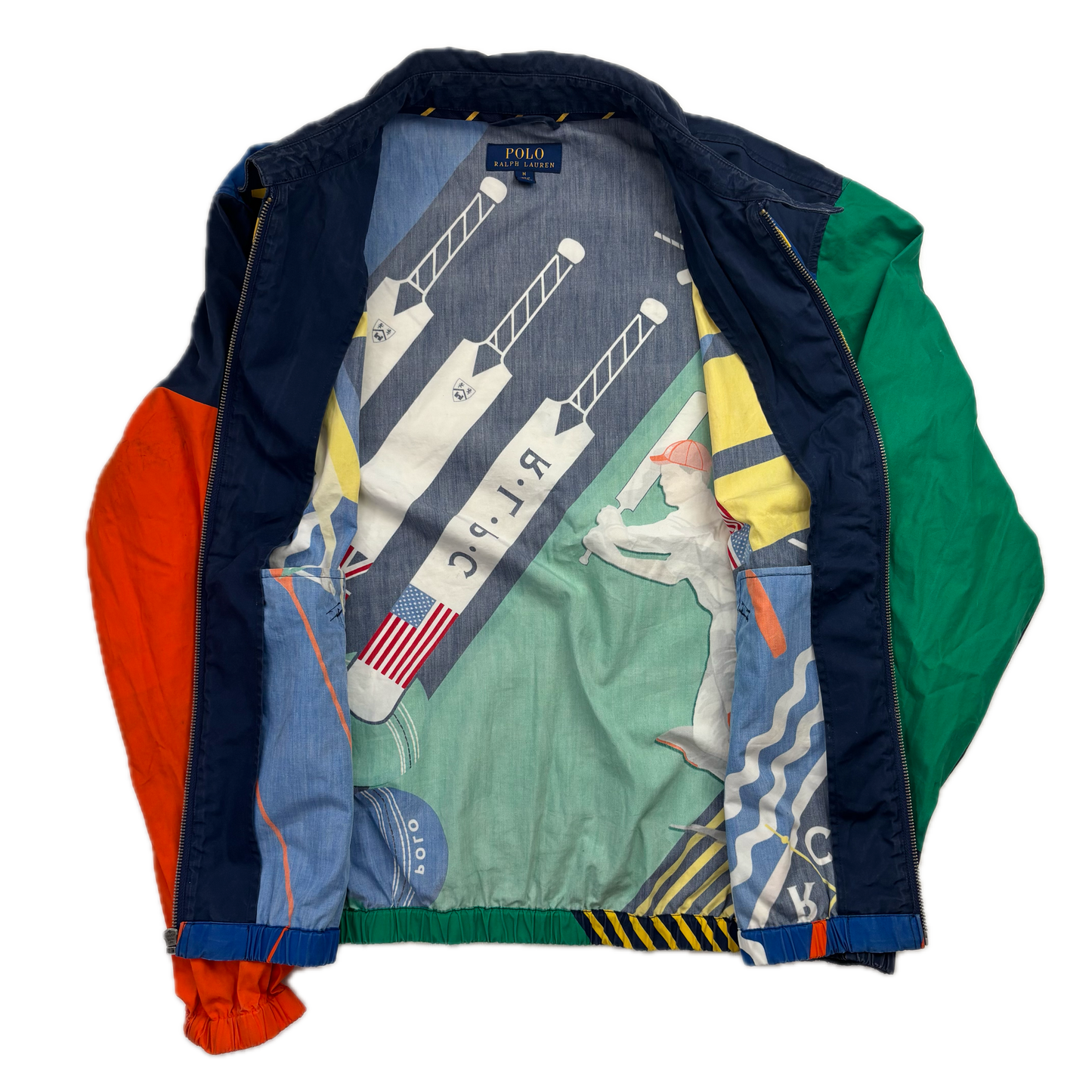 Polo Ralph Lauren Bayport Rowing & Cricket Graphic Jacket - M