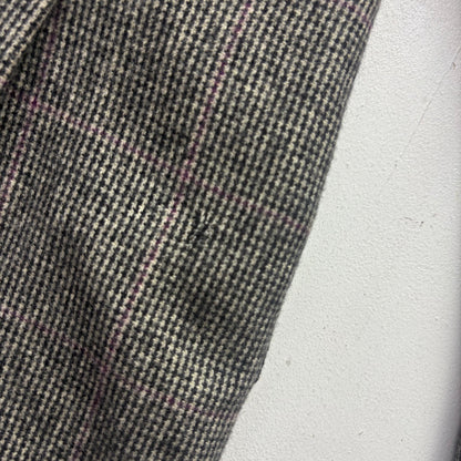 Polo Ralph Lauren Grey Tweed Hacking Bradford Blazer Windowpane (Cashmere) - 42R