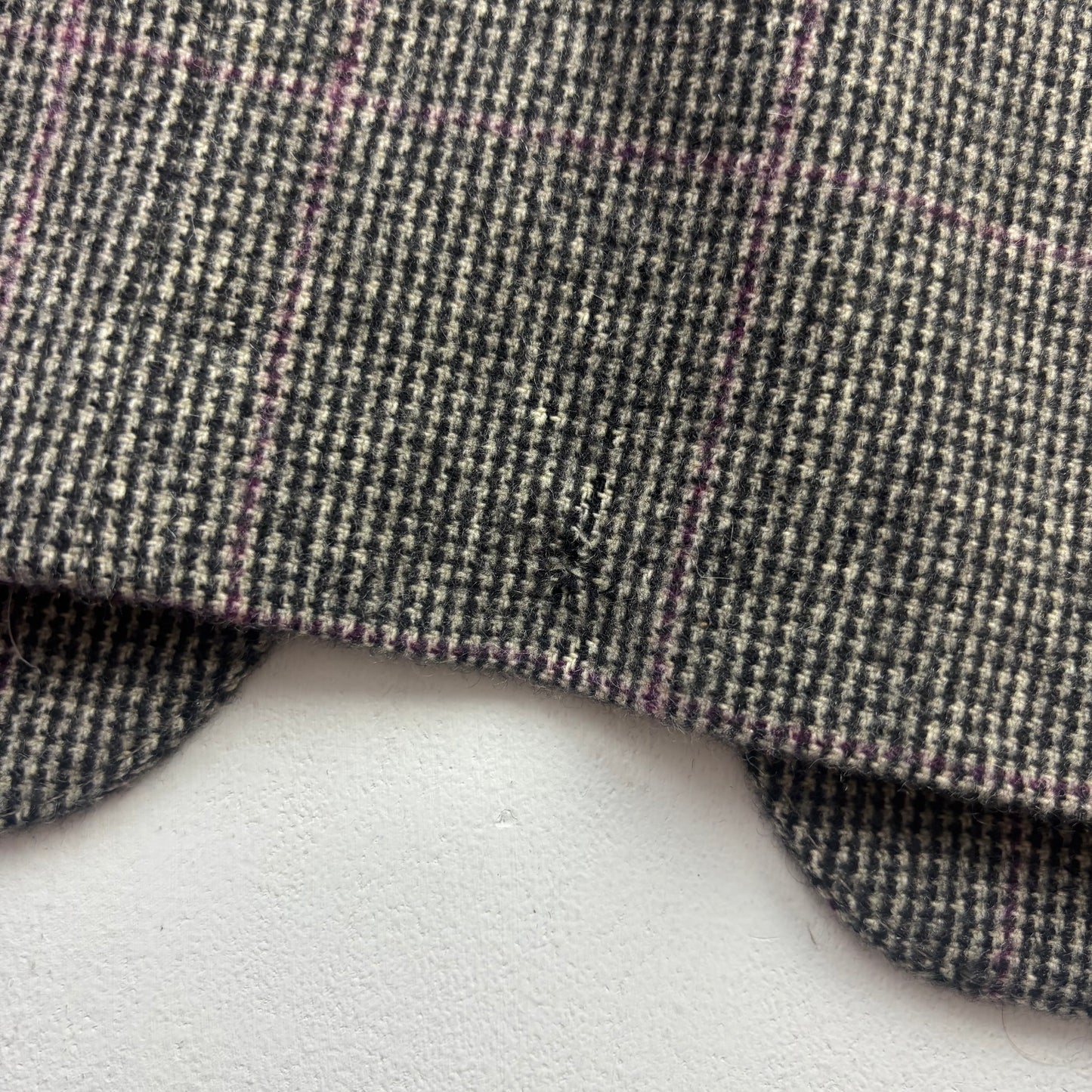 Polo Ralph Lauren Grey Tweed Hacking Bradford Blazer Windowpane (Cashmere) - 42R