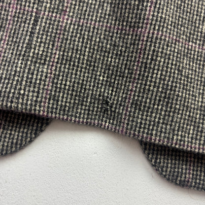 Polo Ralph Lauren Grey Tweed Hacking Bradford Blazer Windowpane (Cashmere) - 42R