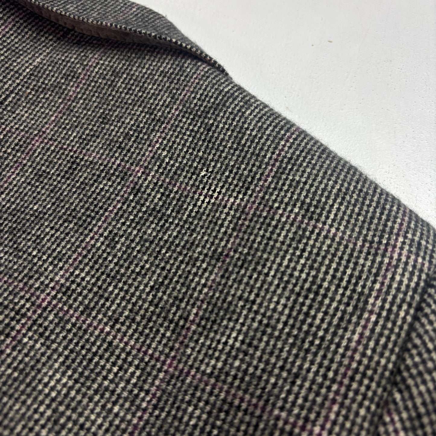 Polo Ralph Lauren Grey Tweed Hacking Bradford Blazer Windowpane (Cashmere) - 42R