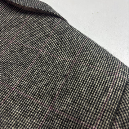 Polo Ralph Lauren Grey Tweed Hacking Bradford Blazer Windowpane (Cashmere) - 42R