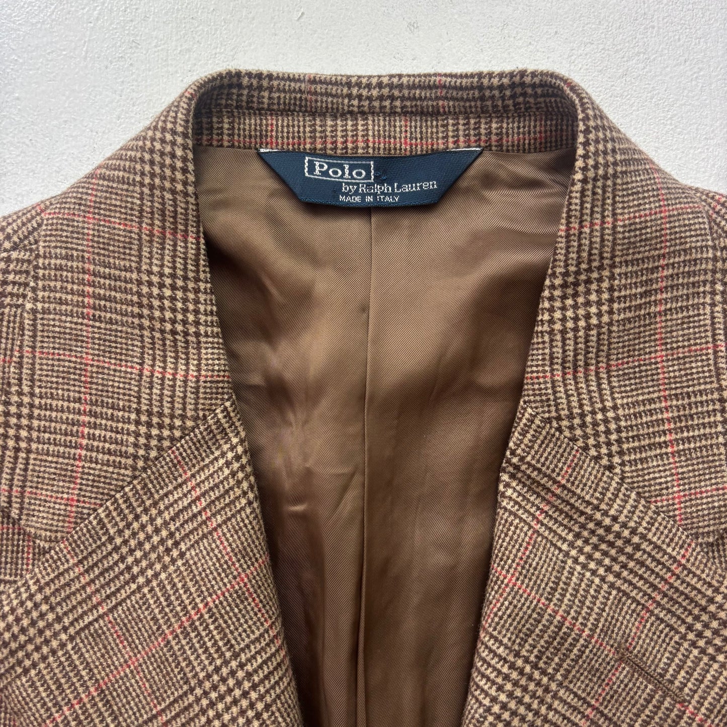 Polo Ralph Lauren Brown Glen Plaid Blazer (Wool Cashmere) - 40R