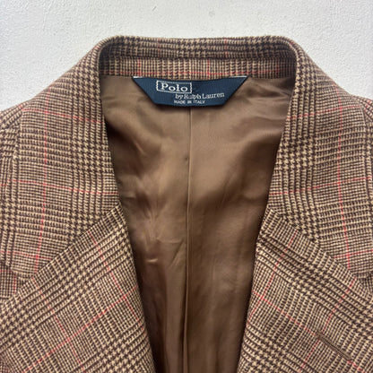 Polo Ralph Lauren Brown Glen Plaid Blazer (Wool Cashmere) - 40R