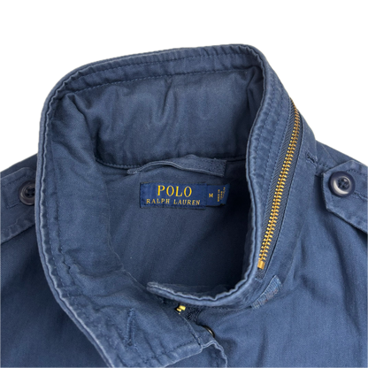 Navy Blue Military Army Parka Jacket  - M