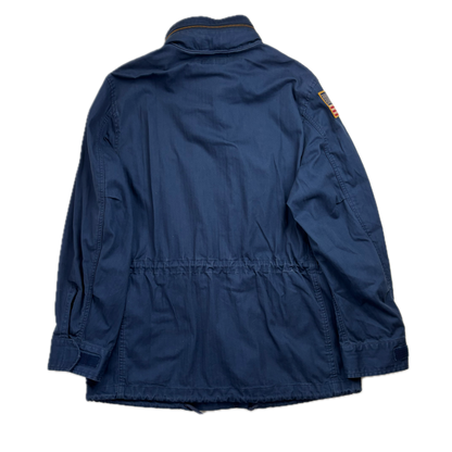 Navy Blue Military Army Parka Jacket  - M