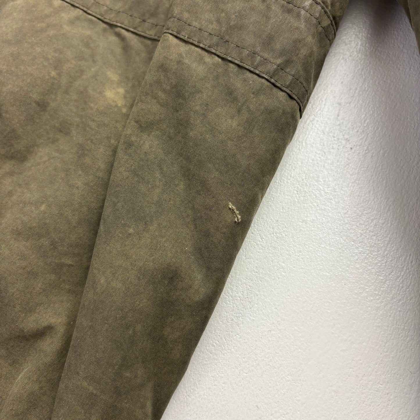 Polo Ralph Lauren Green Waxed Jacket Sportsman Hunting Coat - L