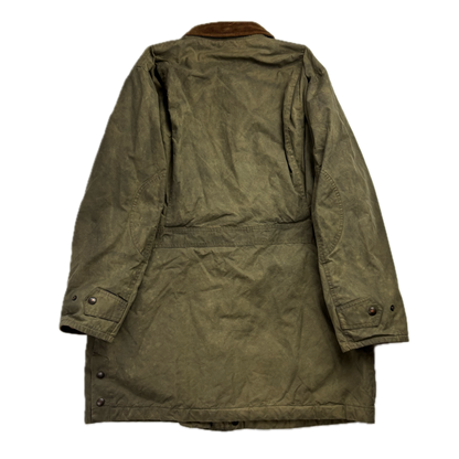 Polo Ralph Lauren Green Waxed Jacket Sportsman Hunting Coat - L