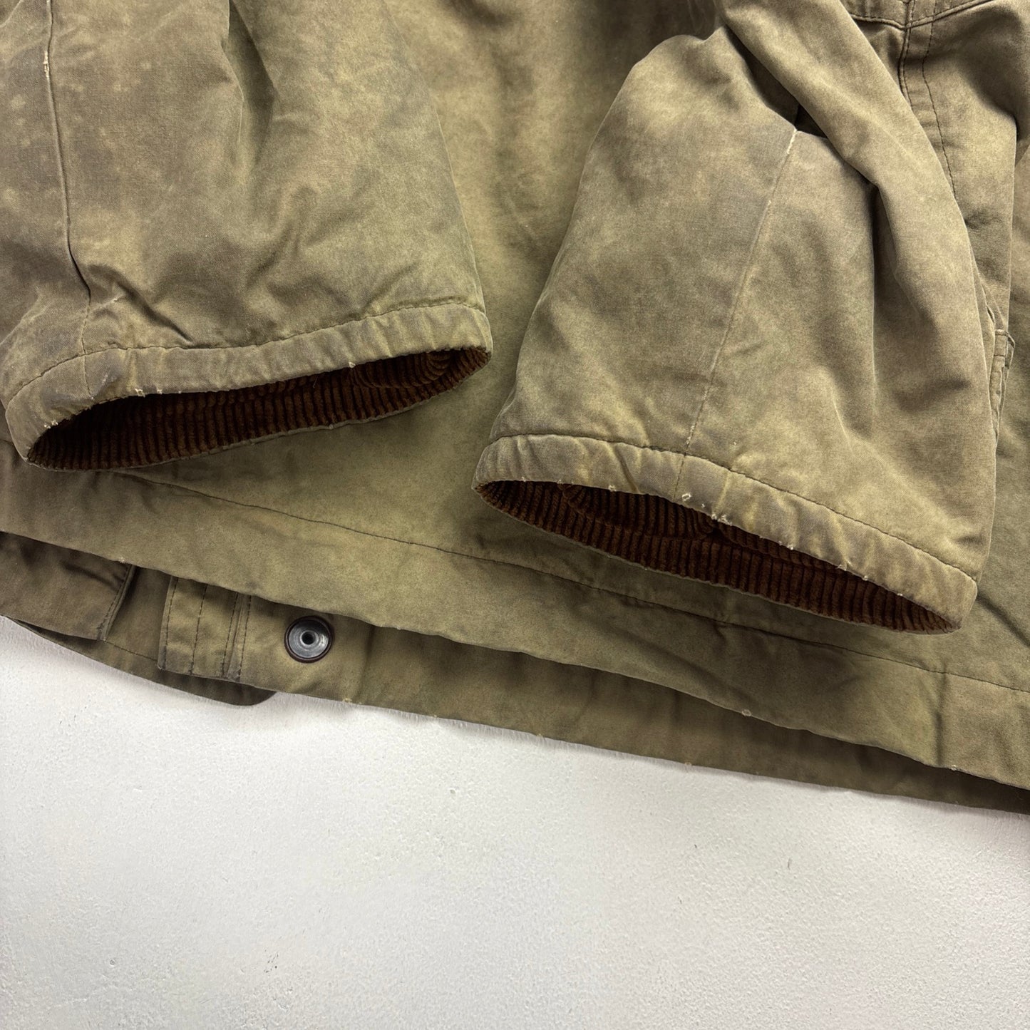 Polo Ralph Lauren Green Waxed Jacket Sportsman Hunting Coat - L