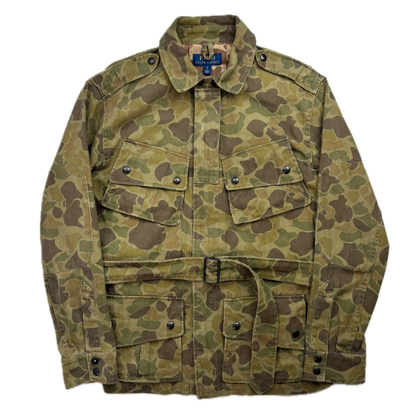 Polo Ralph Lauren Belted Camo Military Safari Jacket -  S