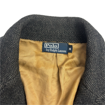 Polo Ralph Lauren Dark Grey Herringbone Blazer (Wool) - M