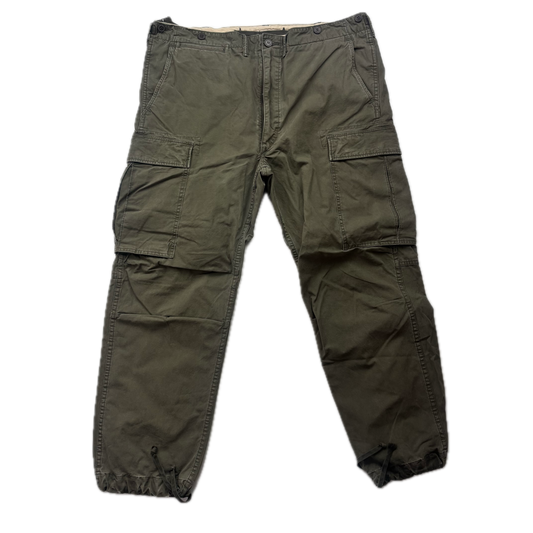 RRL Ralph Lauren Dark Green Cargo Pants Utility Trouser  - 40x32