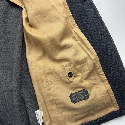 Polo Ralph Lauren Dark Grey Herringbone Blazer (Wool) - M