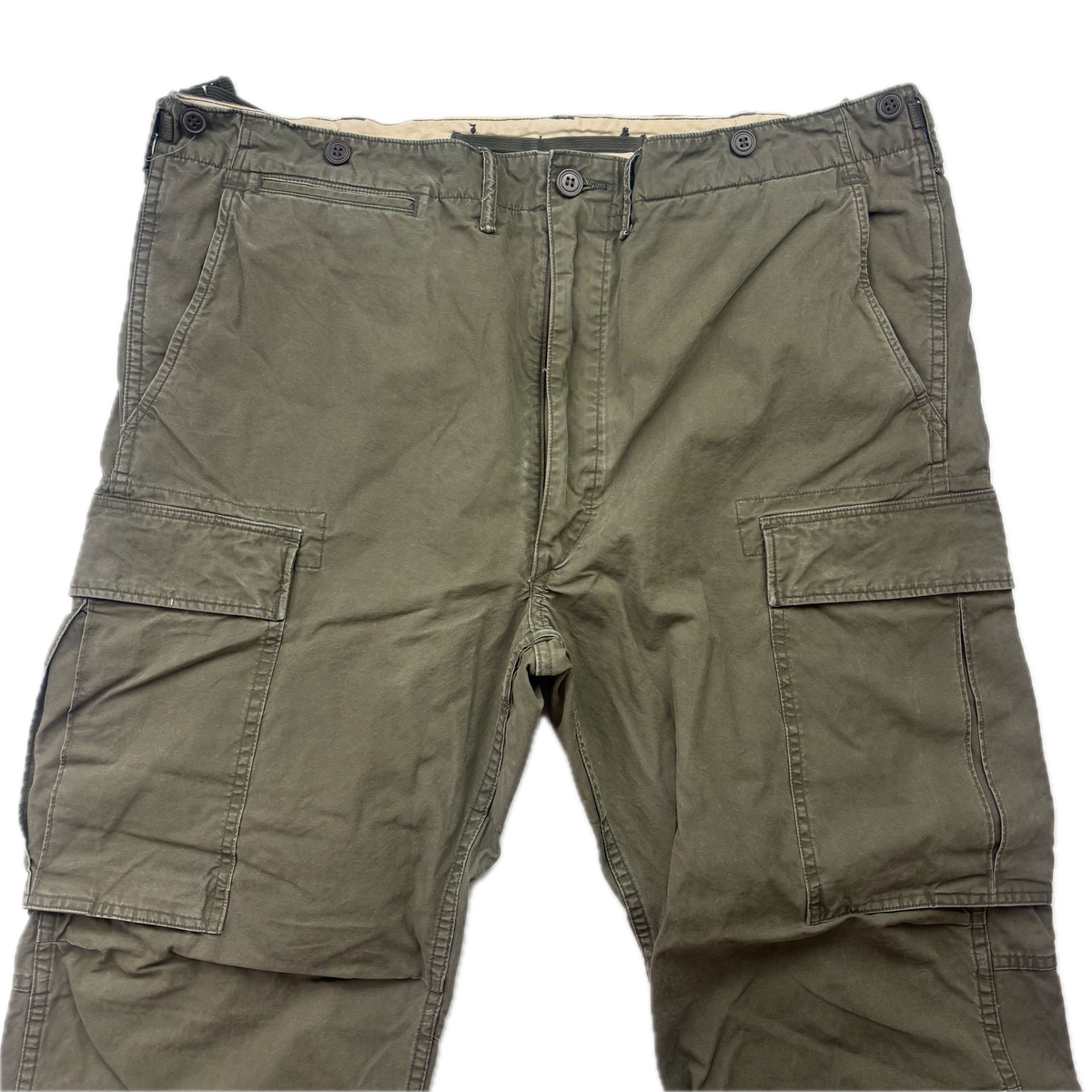 RRL Ralph Lauren Dark Green Cargo Pants Utility Trouser  - 40x32