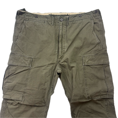 RRL Ralph Lauren Dark Green Cargo Pants Utility Trouser  - 40x32