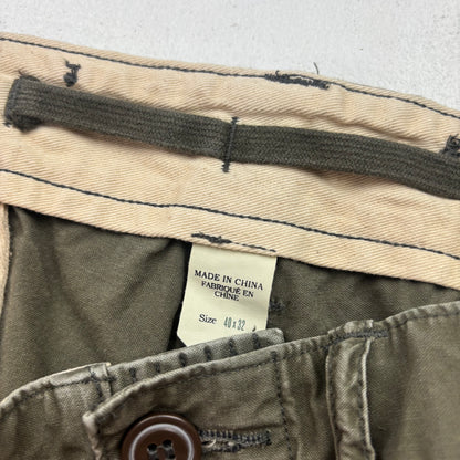 RRL Ralph Lauren Dark Green Cargo Pants Utility Trouser  - 40x32