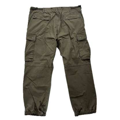 RRL Ralph Lauren Dark Green Cargo Pants Utility Trouser  - 40x32