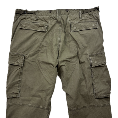 RRL Ralph Lauren Dark Green Cargo Pants Utility Trouser  - 40x32