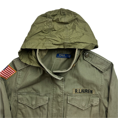 Polo Ralph Lauren Green Army Military Field Jacket - M