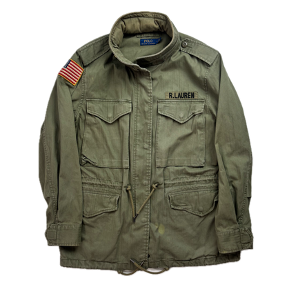 Polo Ralph Lauren Green Army Military Field Jacket - M