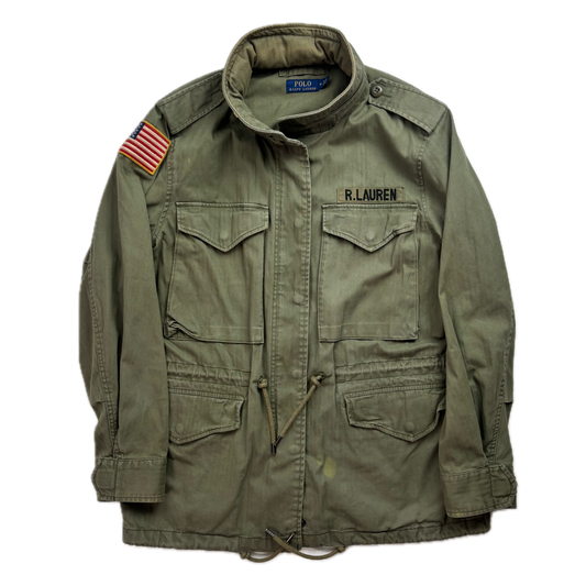 Polo Ralph Lauren Green Army Military Field Jacket - M