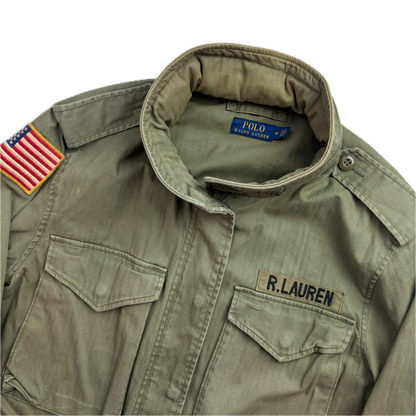 Polo Ralph Lauren Green Army Military Field Jacket - M
