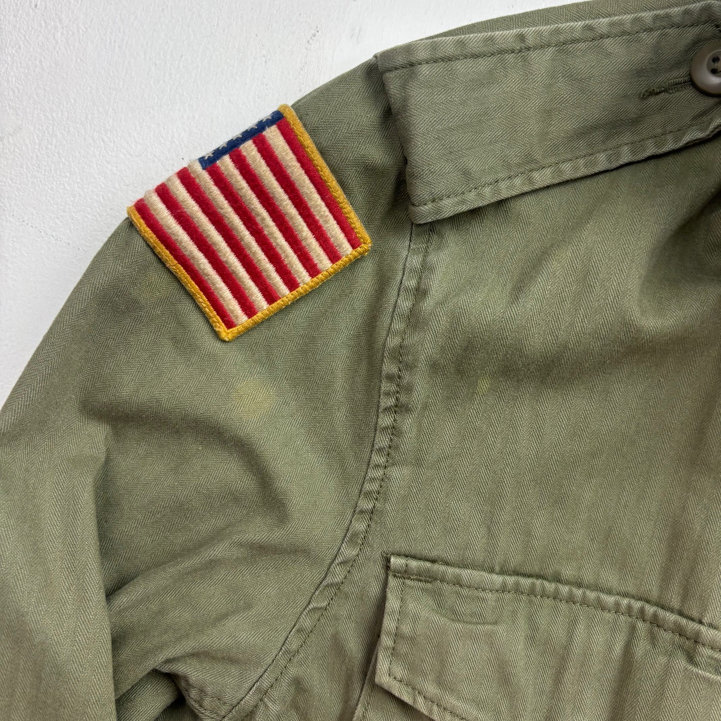 Polo Ralph Lauren Green Army Military Field Jacket - M