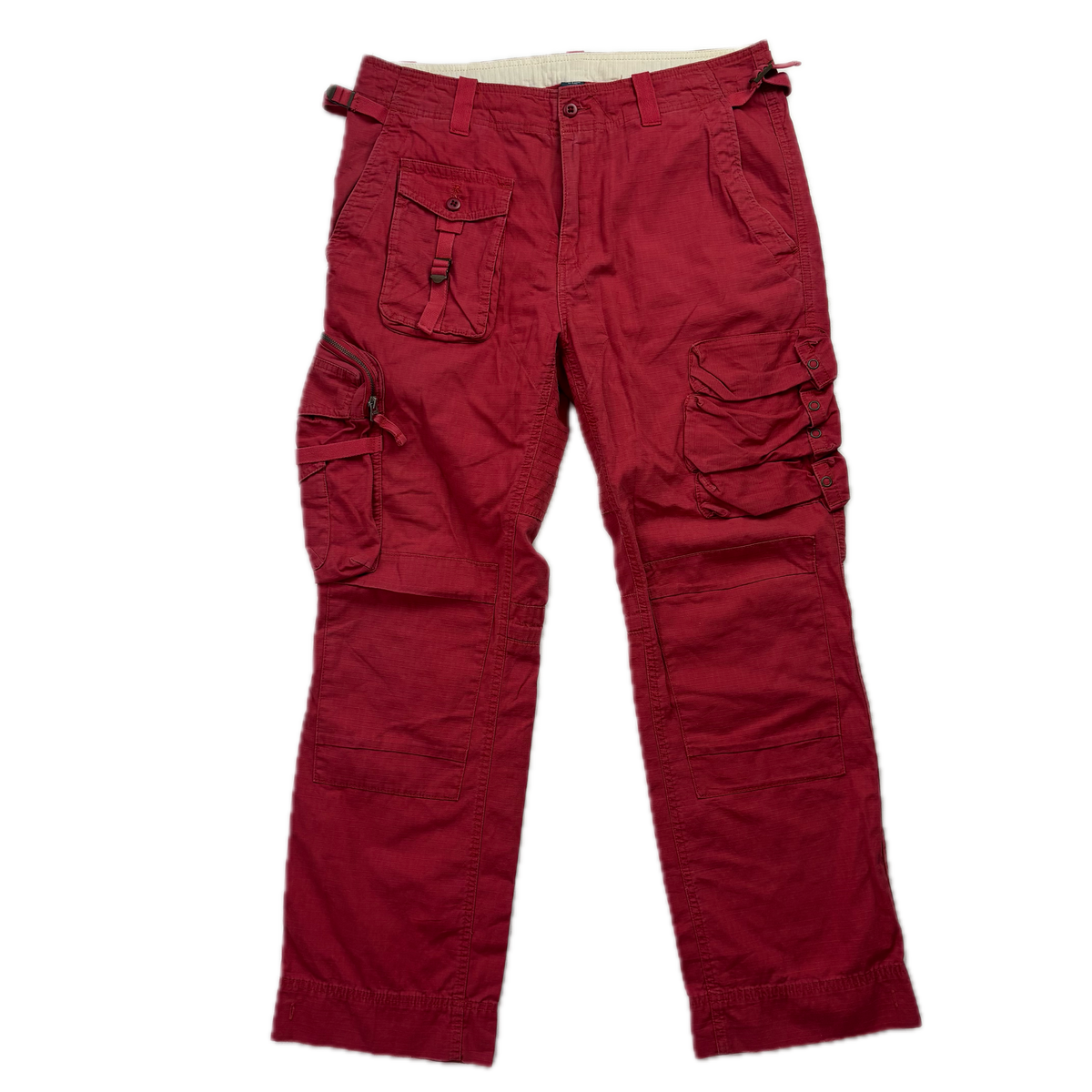 Polo Ralph Lauren Red Cargo Trouser Utility Pants - 34x30