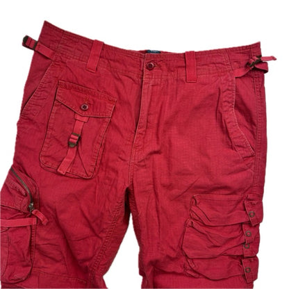 Polo Ralph Lauren Red Cargo Trouser Utility Pants - 34x30