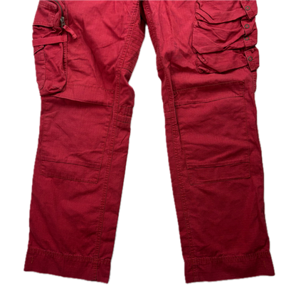 Polo Ralph Lauren Red Cargo Trouser Utility Pants - 34x30