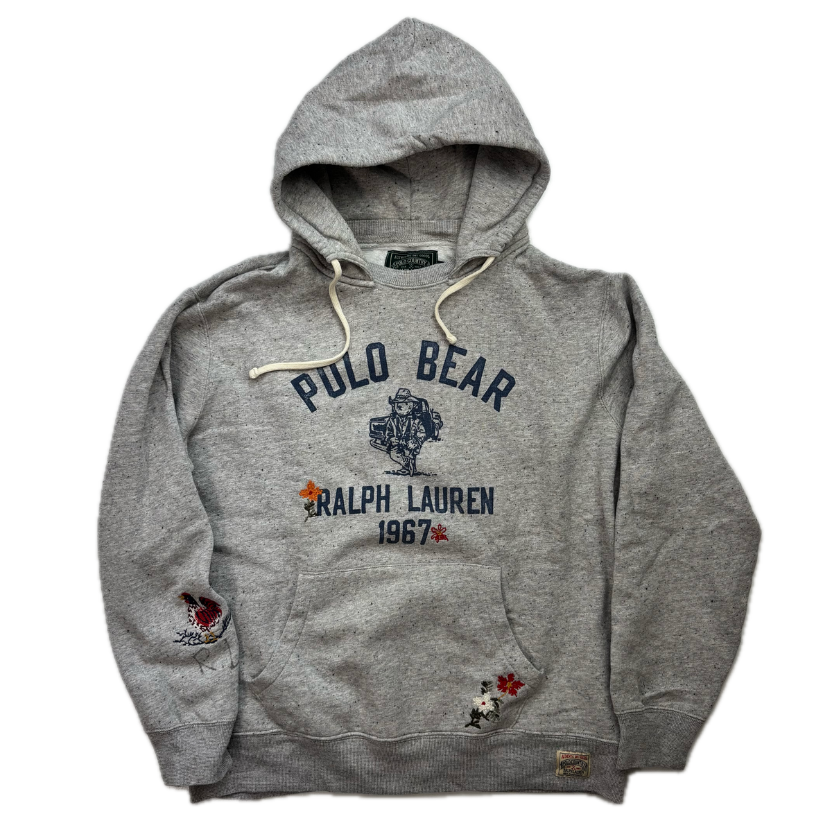 Polo Country Grey Bear Hoodie - L