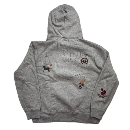 Polo Country Grey Bear Hoodie - L