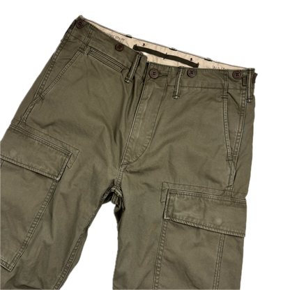 RRL Ralph Lauren Dark Green Cargo Pants Utility Trouser  - 29x30
