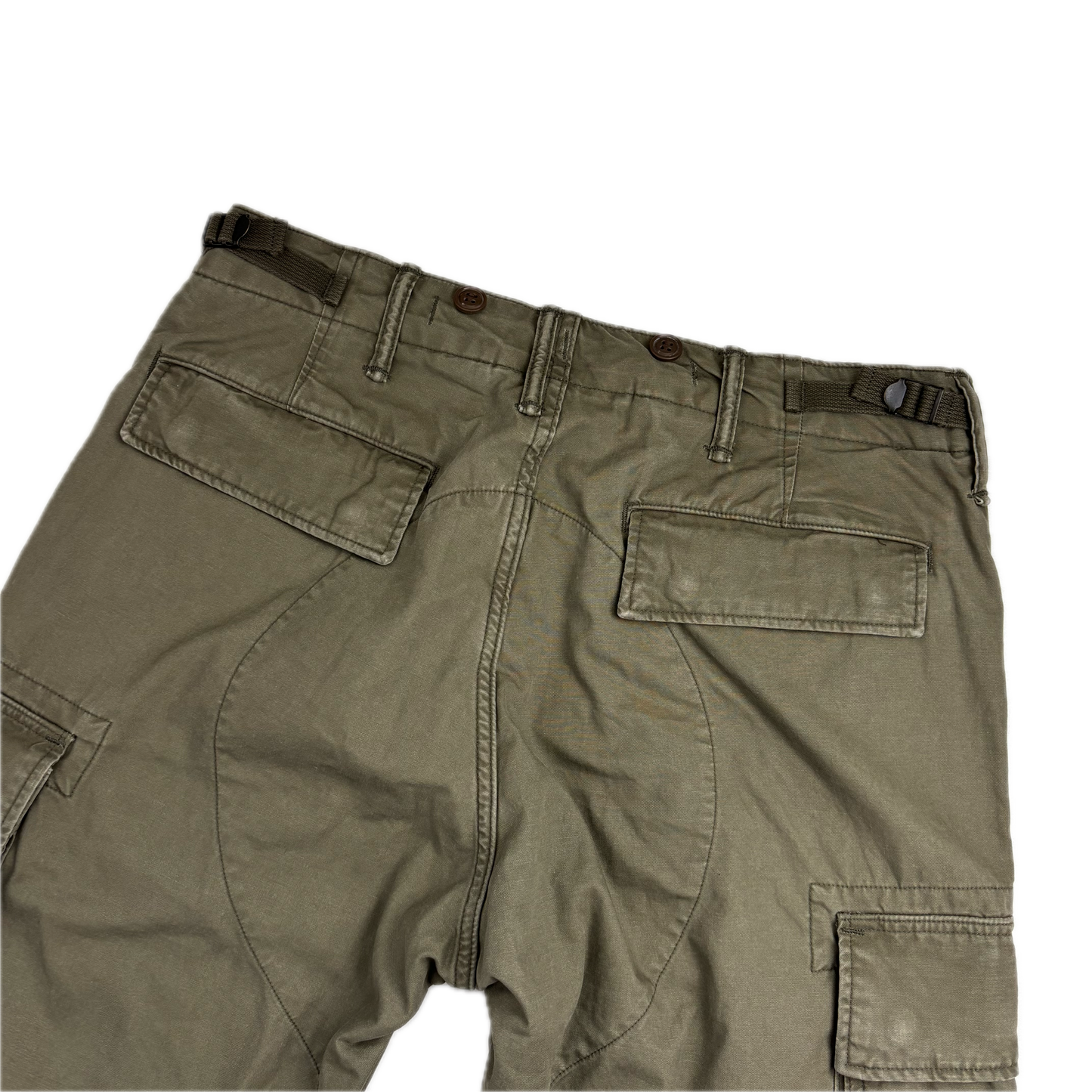 RRL Ralph Lauren Dark Green Cargo Pants Utility Trouser  - 29x30