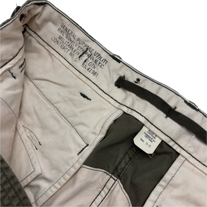 RRL Ralph Lauren Dark Green Cargo Pants Utility Trouser  - 29x30