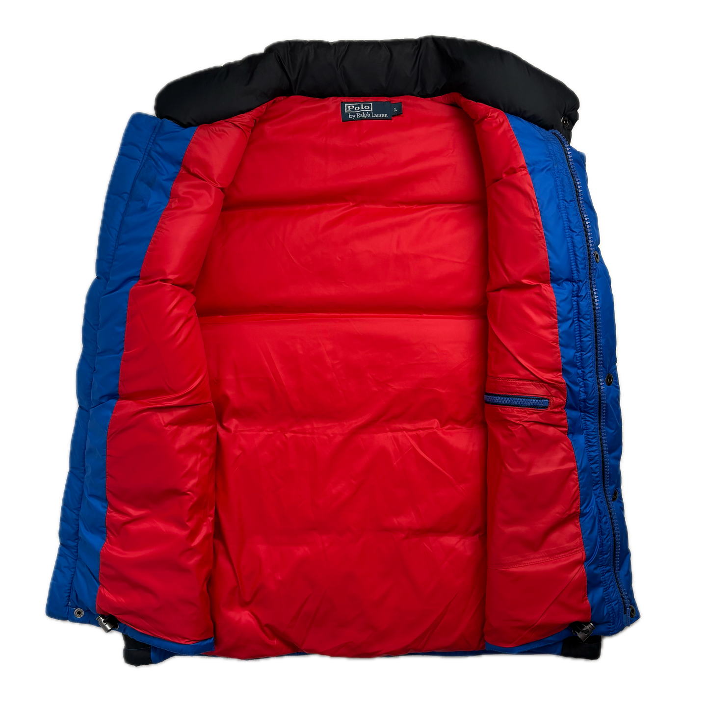 Polo Ralph Lauren Blue Britain Winter Event Puffer Gilet Down Vest - L