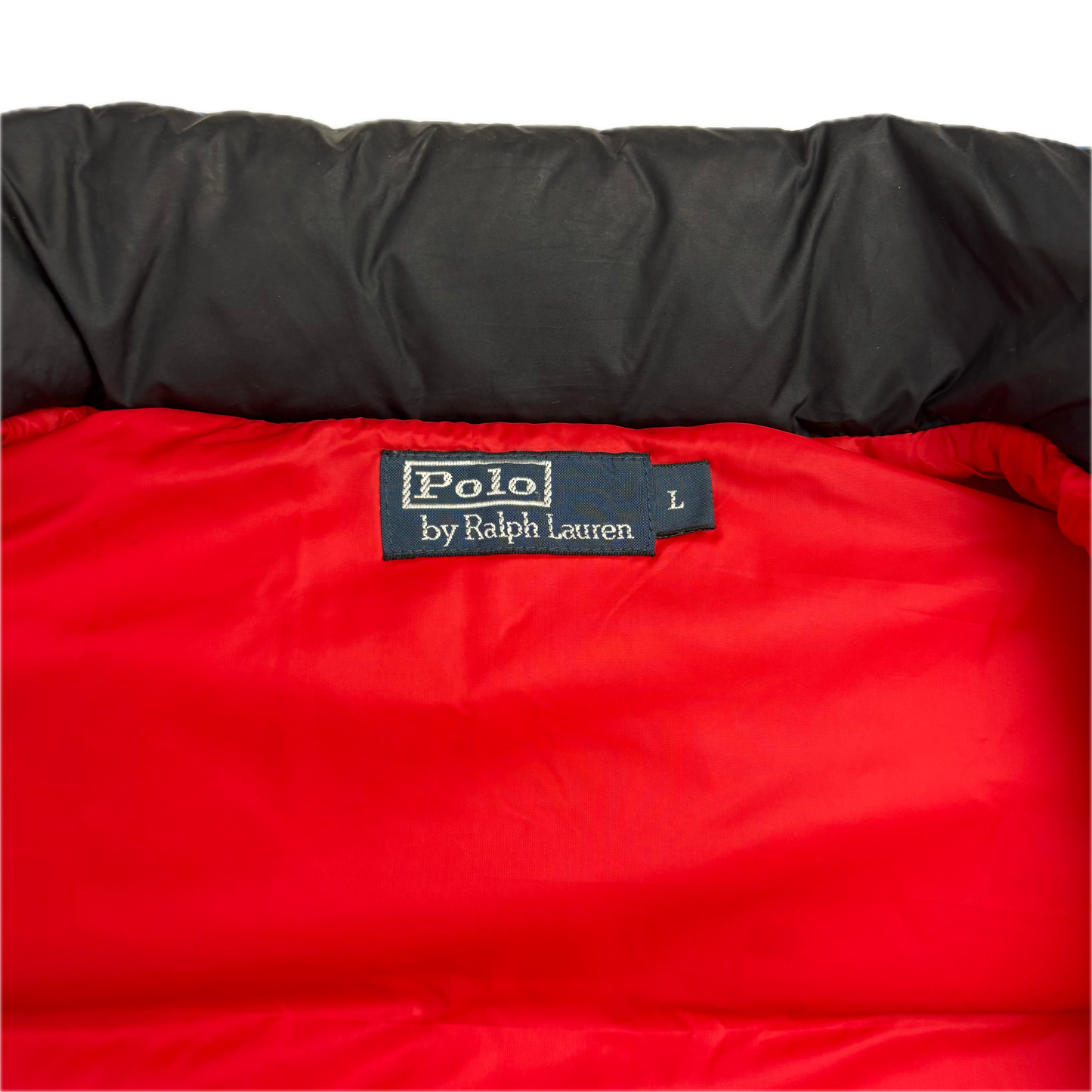 Polo Ralph Lauren Blue Britain Winter Event Puffer Gilet Down Vest - L