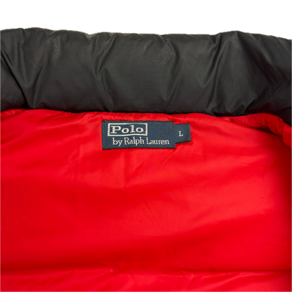 Polo Ralph Lauren Blue Britain Winter Event Puffer Gilet Down Vest - L