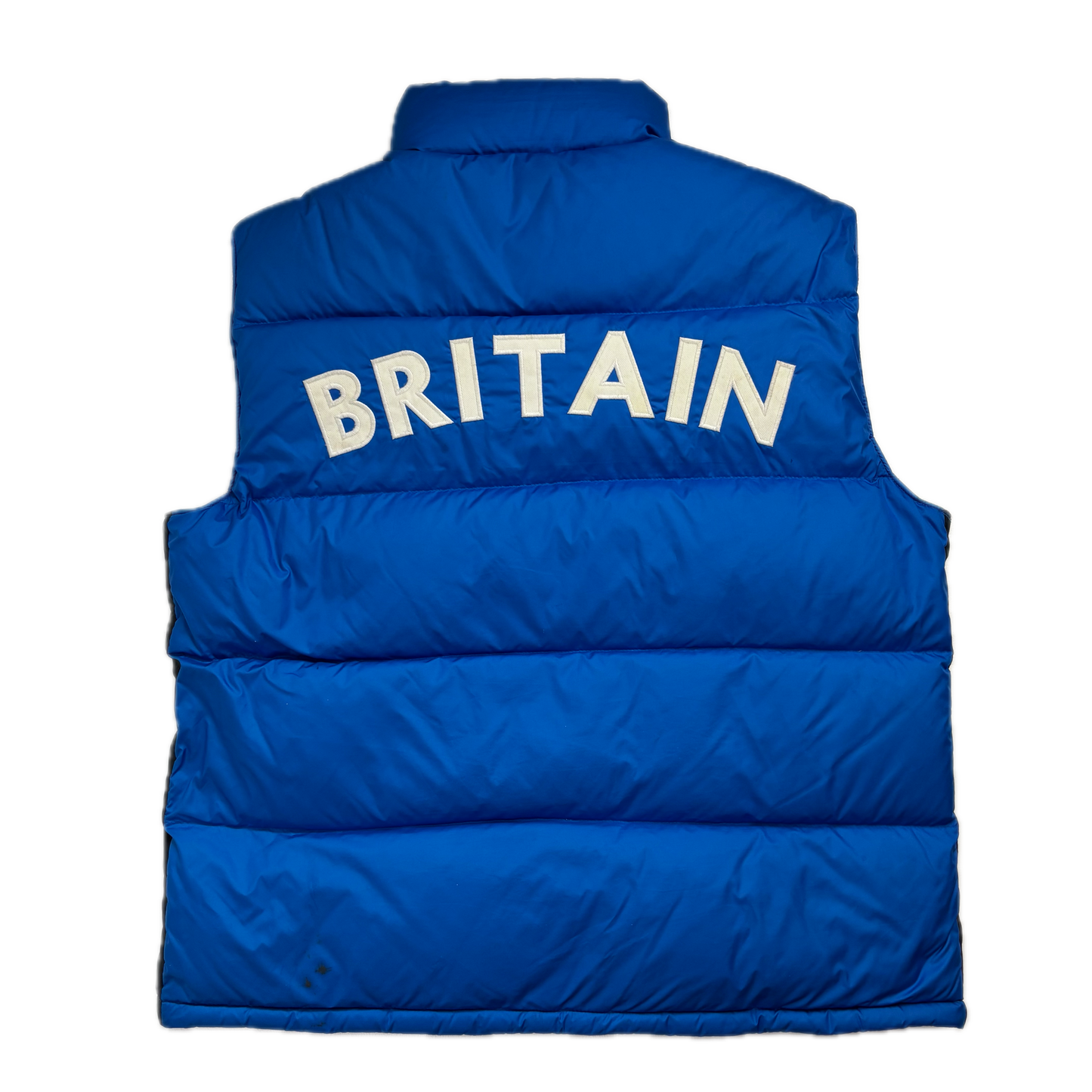 Polo Ralph Lauren Blue Britain Winter Event Puffer Gilet Down Vest - L