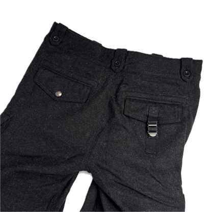 Polo Ralph Lauren Dark Grey Cargo Trouser Utility Pants (Wool Nylon) - 30R